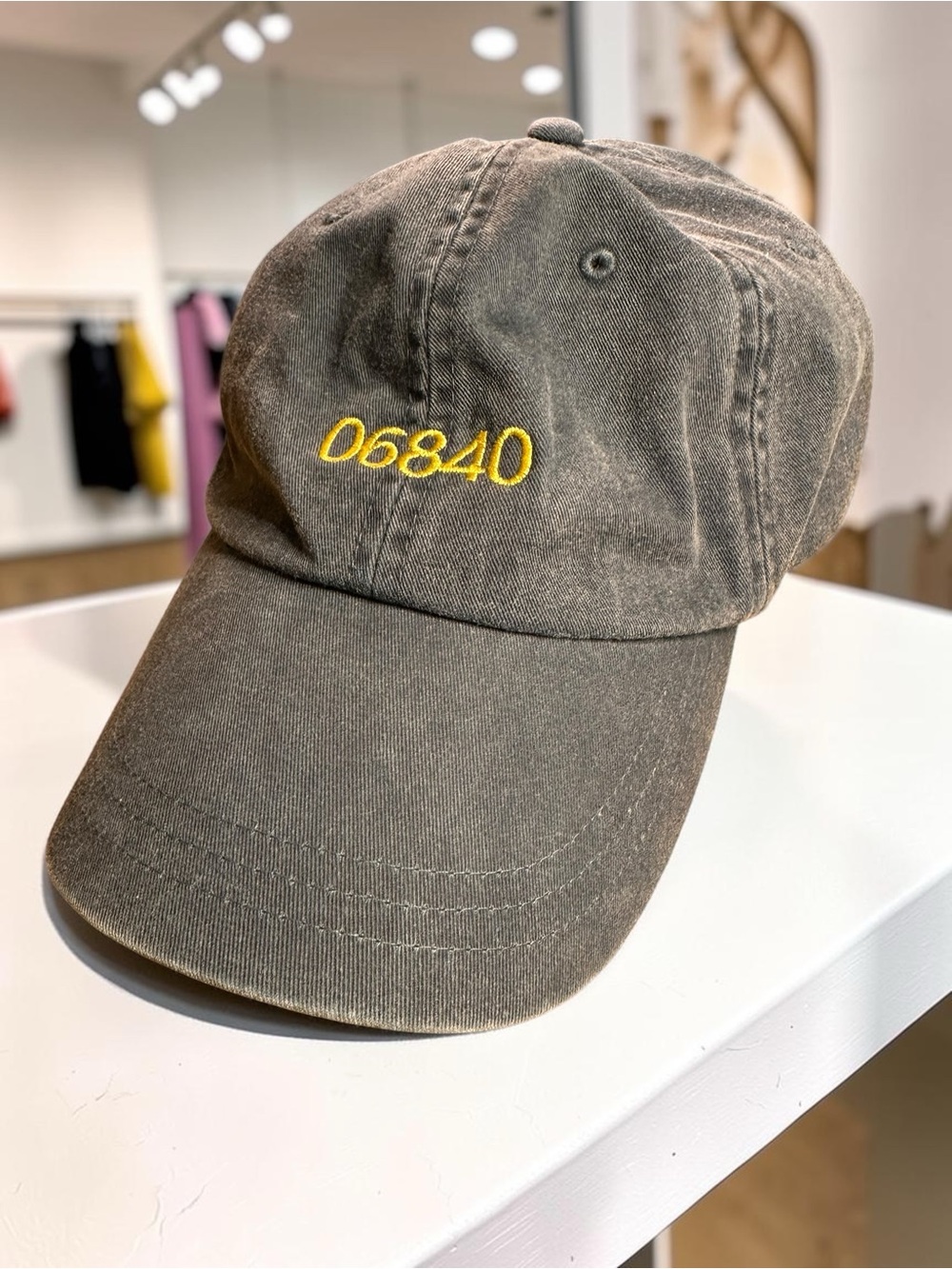 New Canaan Connecticut, Fairfield Co.06840 Zip Code Baseball Cap.